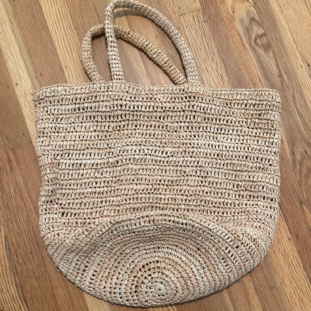Jenni Kayne Woven Raffia Tote - Natural